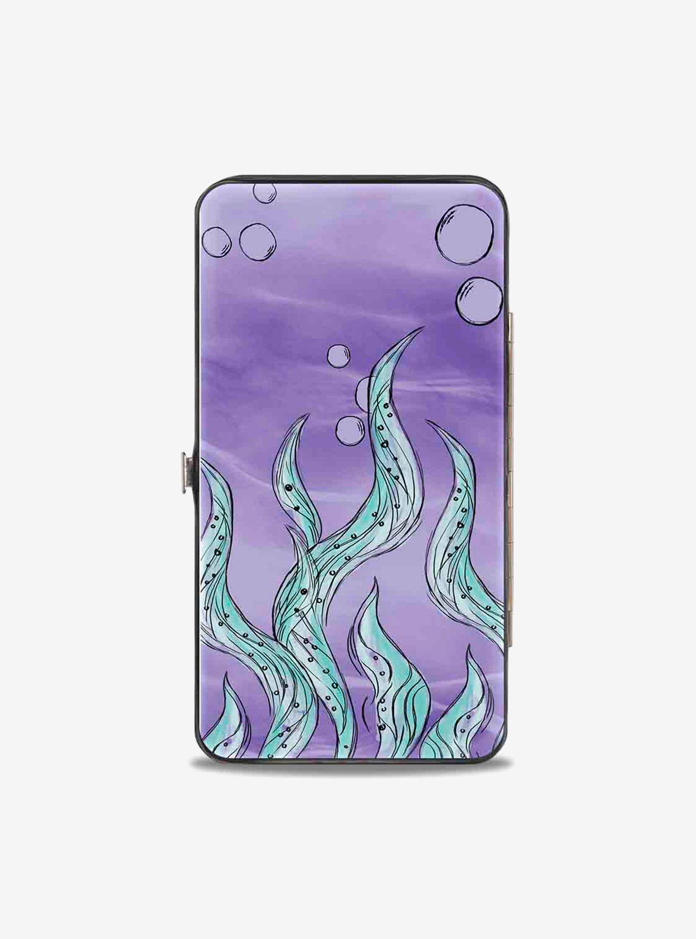 Disney The Little Mermaid Ursula Smiling Sketch Kelp Hinged Wallet, , hi-res