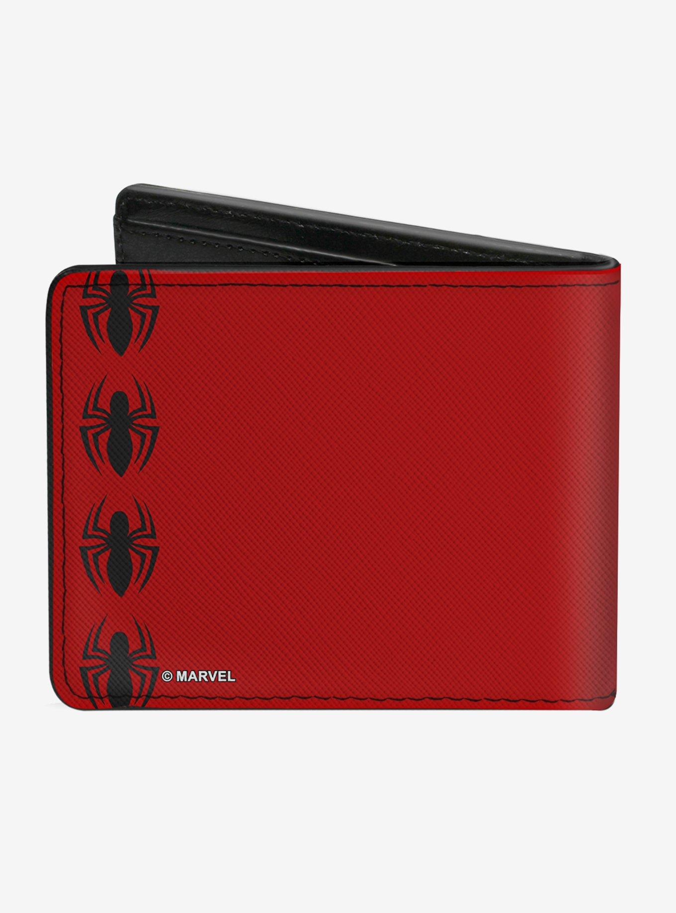 Marvel Spider-Man Face Close Up Spiders Bi-Fold Wallet, , alternate