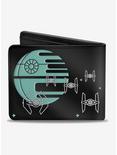 Star Wars Imperial Star Destroyer Death Star Tie Fighters Bi-Fold Wallet, , alternate