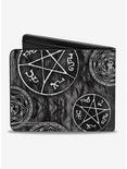 Supernatural Devils Trap Pentagrams  Bi-Fold Wallet, , alternate