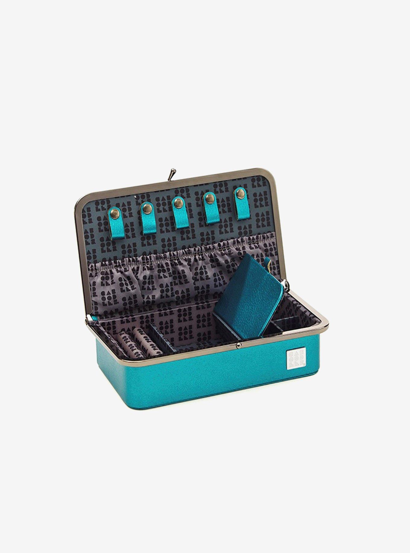 Caboodle Kiss Lock Jewelry Case Teal, , alternate