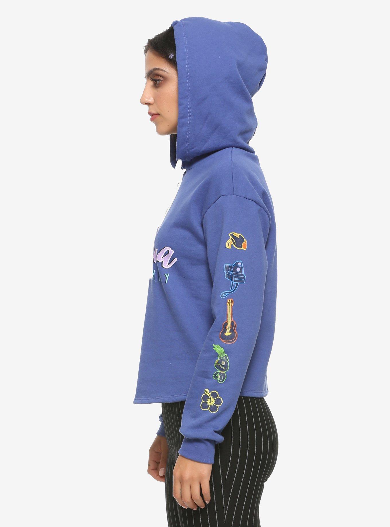 Disney Lilo & Stitch Icon Sleeve Girls Hoodie, MULTI, alternate