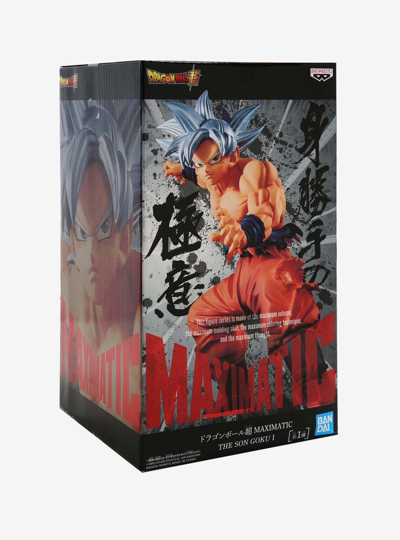 Banpresto Dragon Ball Super Ultra Instinct Goku Maximatic Collectible Figure, , alternate