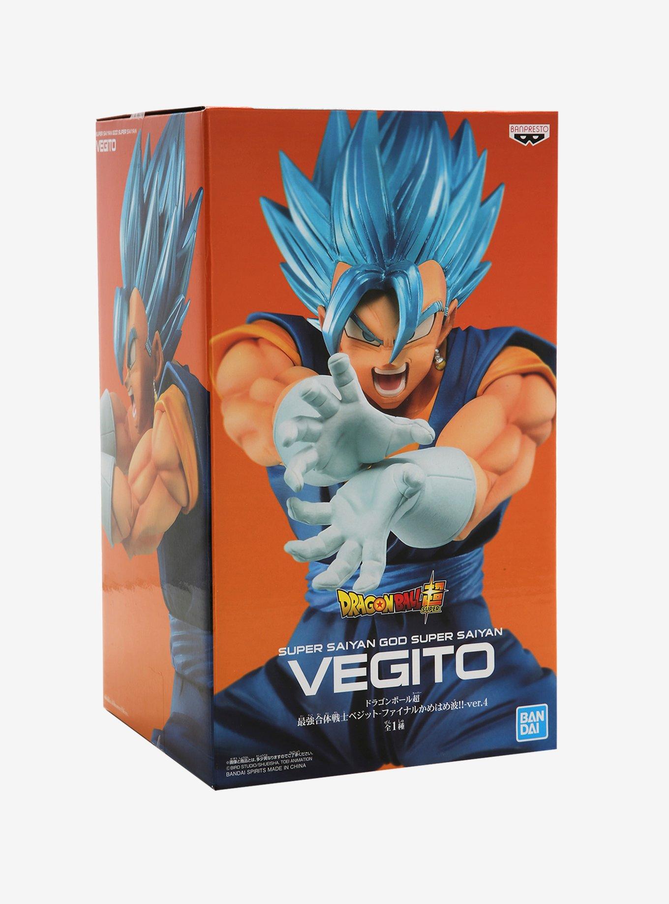 Banpresto Dragon Ball Super Super Saiyan God Super Saiyan Vegito Final Kamehameha Version 4 Collectible Figure, , alternate
