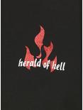 Chilling Adventures Of Sabrina Herald Of Hell Half-Zipper Girls Long-Sleeve T-Shirt, MULTI, alternate