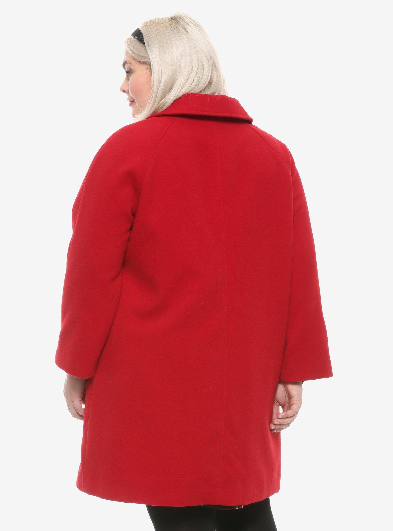Chilling Adventures Of Sabrina Girls Red Coat Plus Size, MULTI, alternate