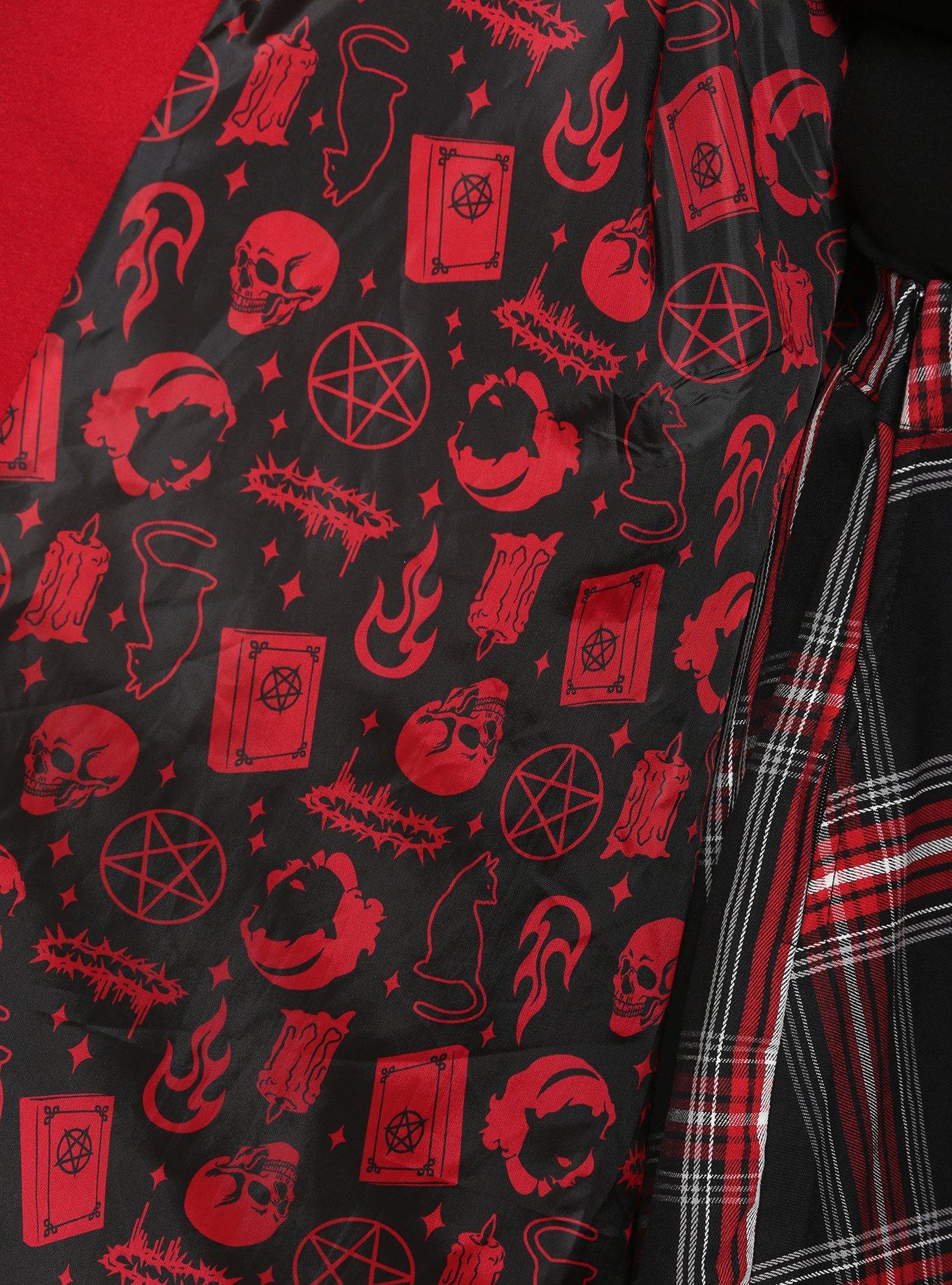 Hot topic red on sale coat