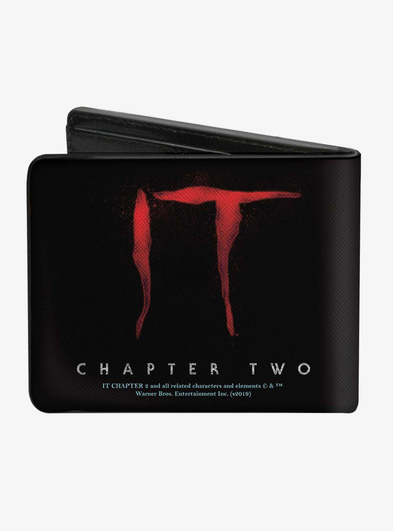 IT Chapter Two Pennywise Face Logo Bi-Fold Wallet, , hi-res