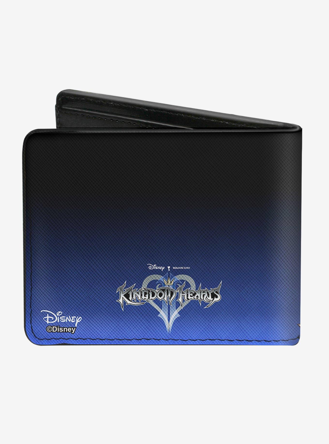 Disney Kingdom Hearts II Donald Wisdom Form Sora And Goofy Bi-Fold Wallet, , alternate