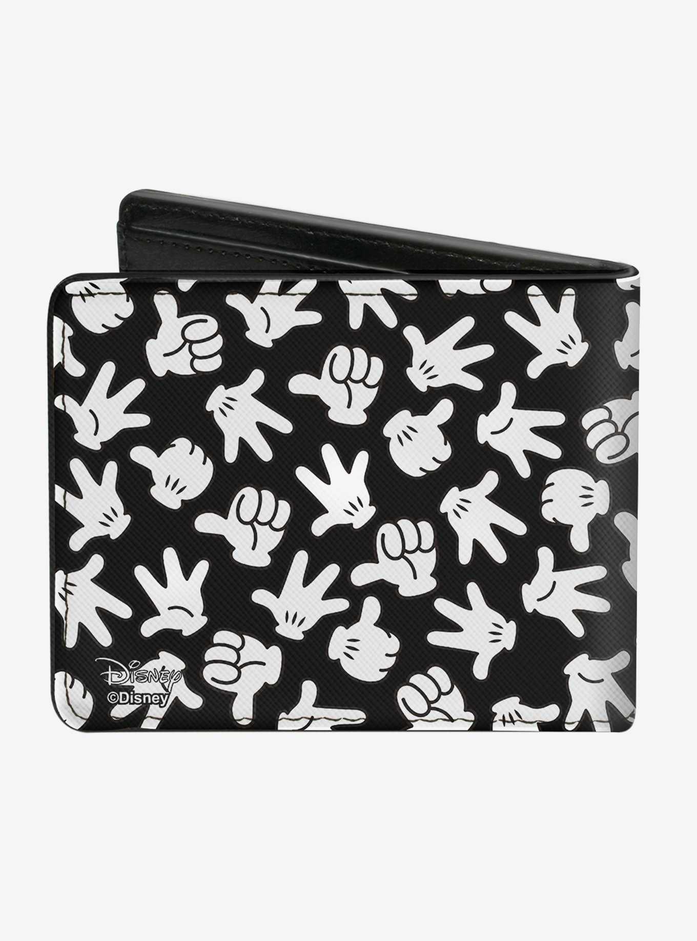 Disney Mickey Mouse M Icon Hand Gestures Bi-Fold Wallet, , hi-res