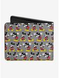 Disney Mickey Mouse Nerdy Poses Bi-Fold Wallet, , alternate