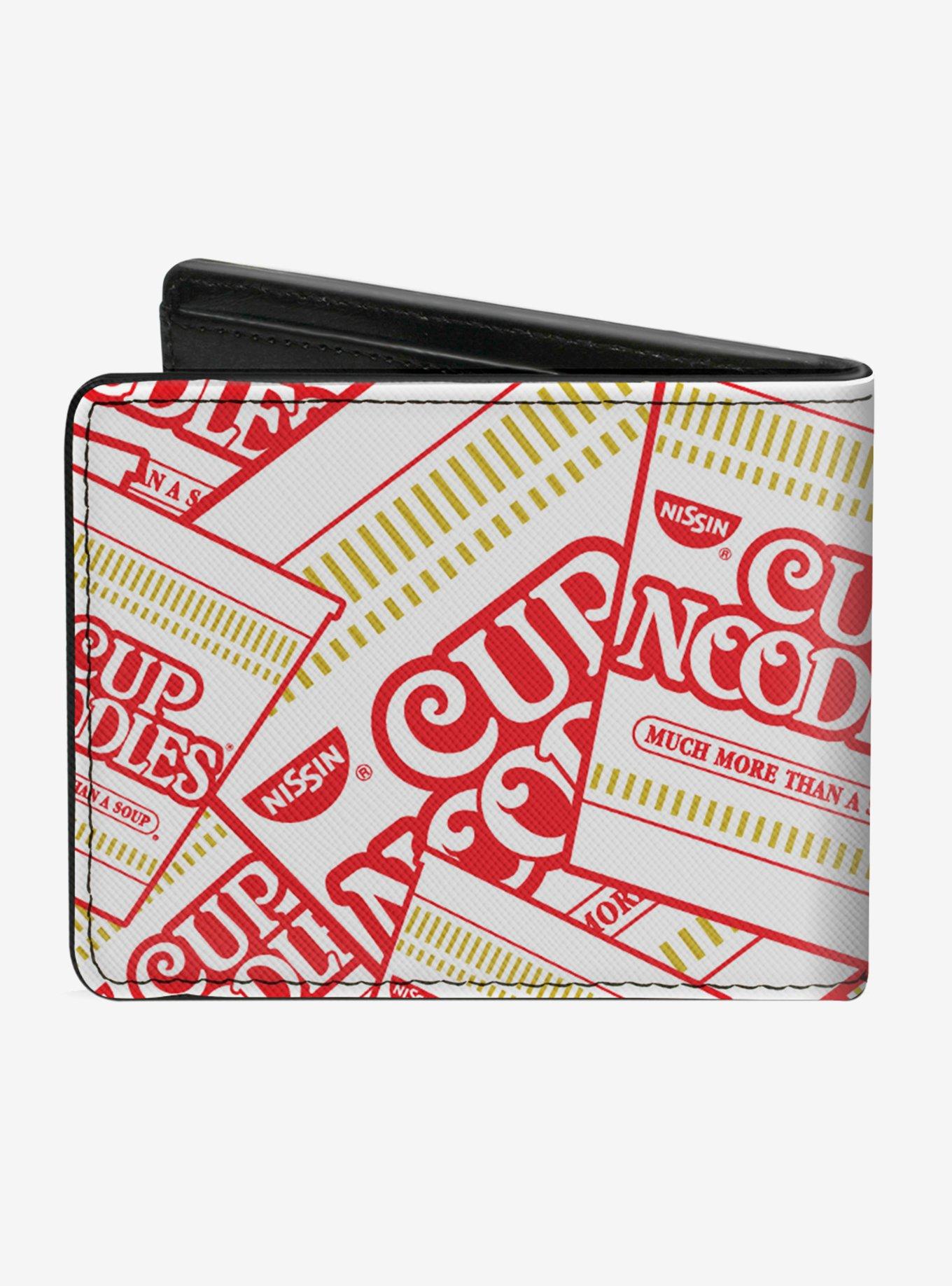 Nissin Cup Noodles Cups Stacked Bi-Fold Wallet, , alternate