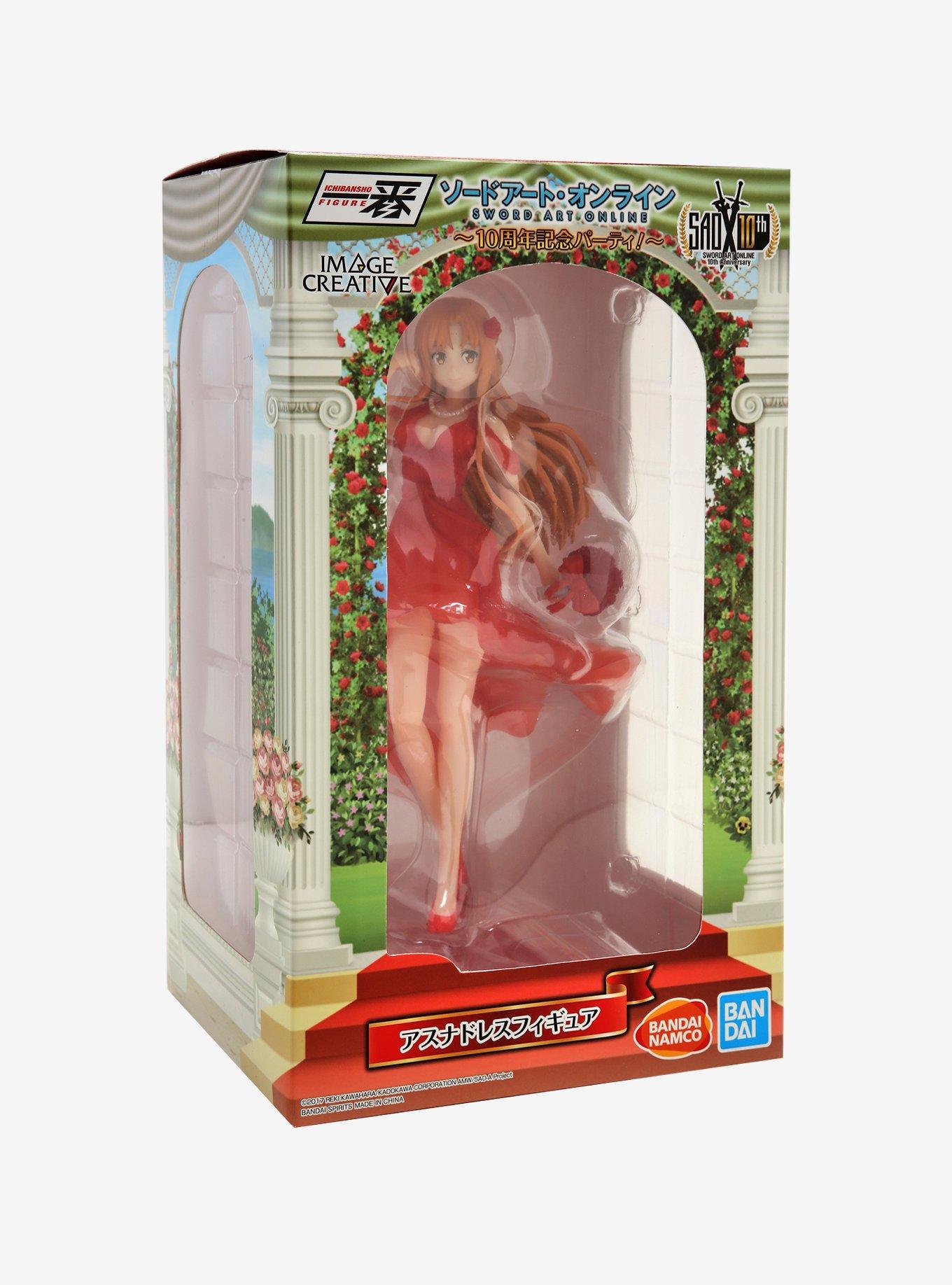 Bandai Sword Art Online Asuna Party Dress Ichibansho Collectible Figure, , alternate