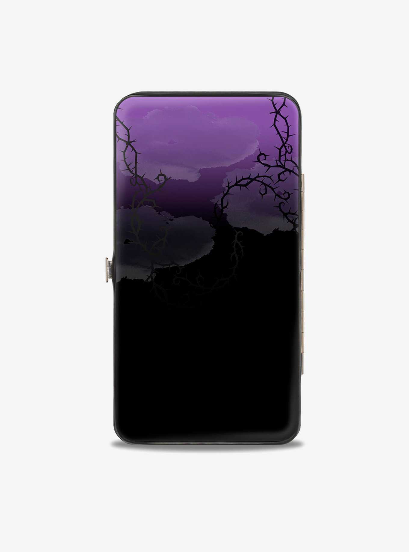 Disney Maleficent Raising Staff Forest of Thorns Pose Hinged Wallet, , hi-res