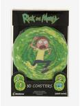 Rick And Morty Lenticular Portal Coaster Set, , alternate