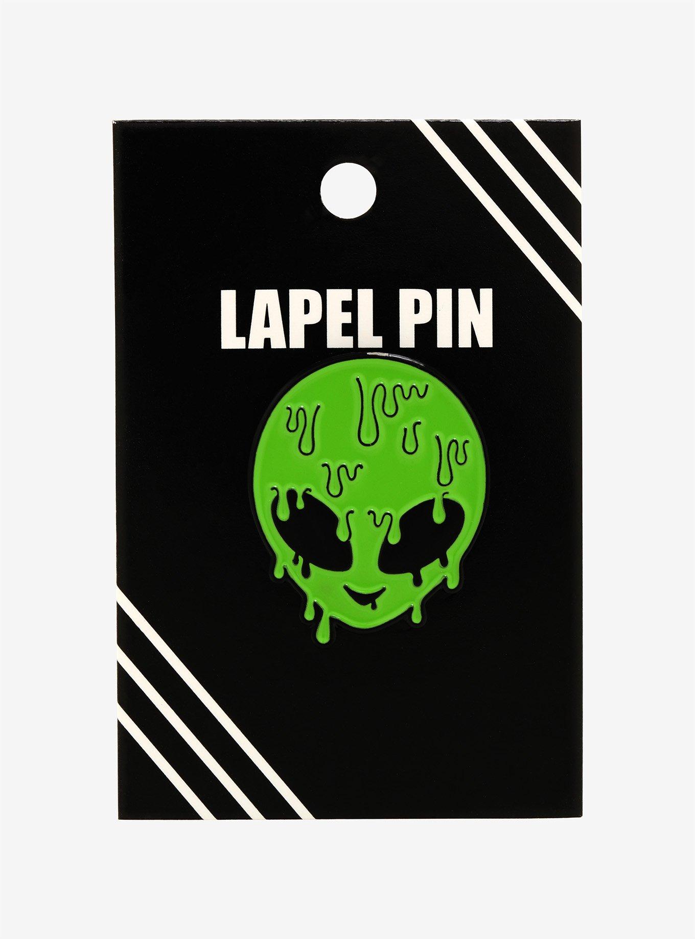 Alien Drip Enamel Pin, , alternate