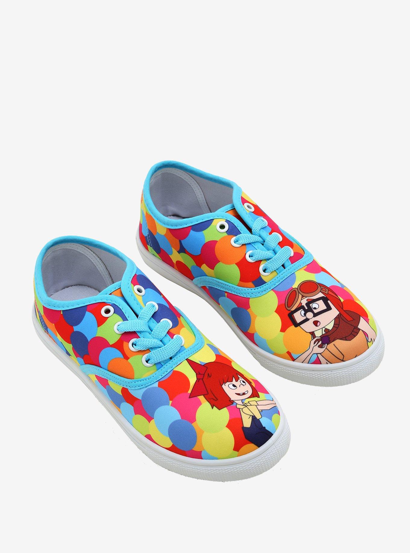 Disney Pixar Up Carl & Ellie Balloons Lace-Up Sneakers, MULTI, alternate