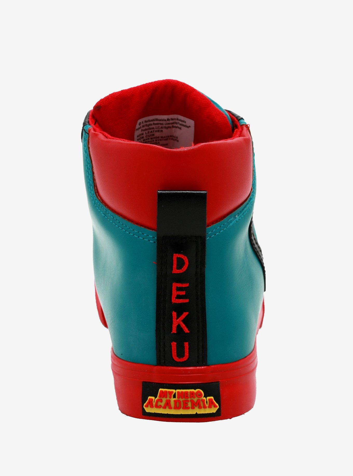 My Hero Academia Deku Cosplay Hi-Top Sneakers, MULTI, alternate