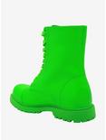 Neon Green Combat Boots, MULTI, alternate
