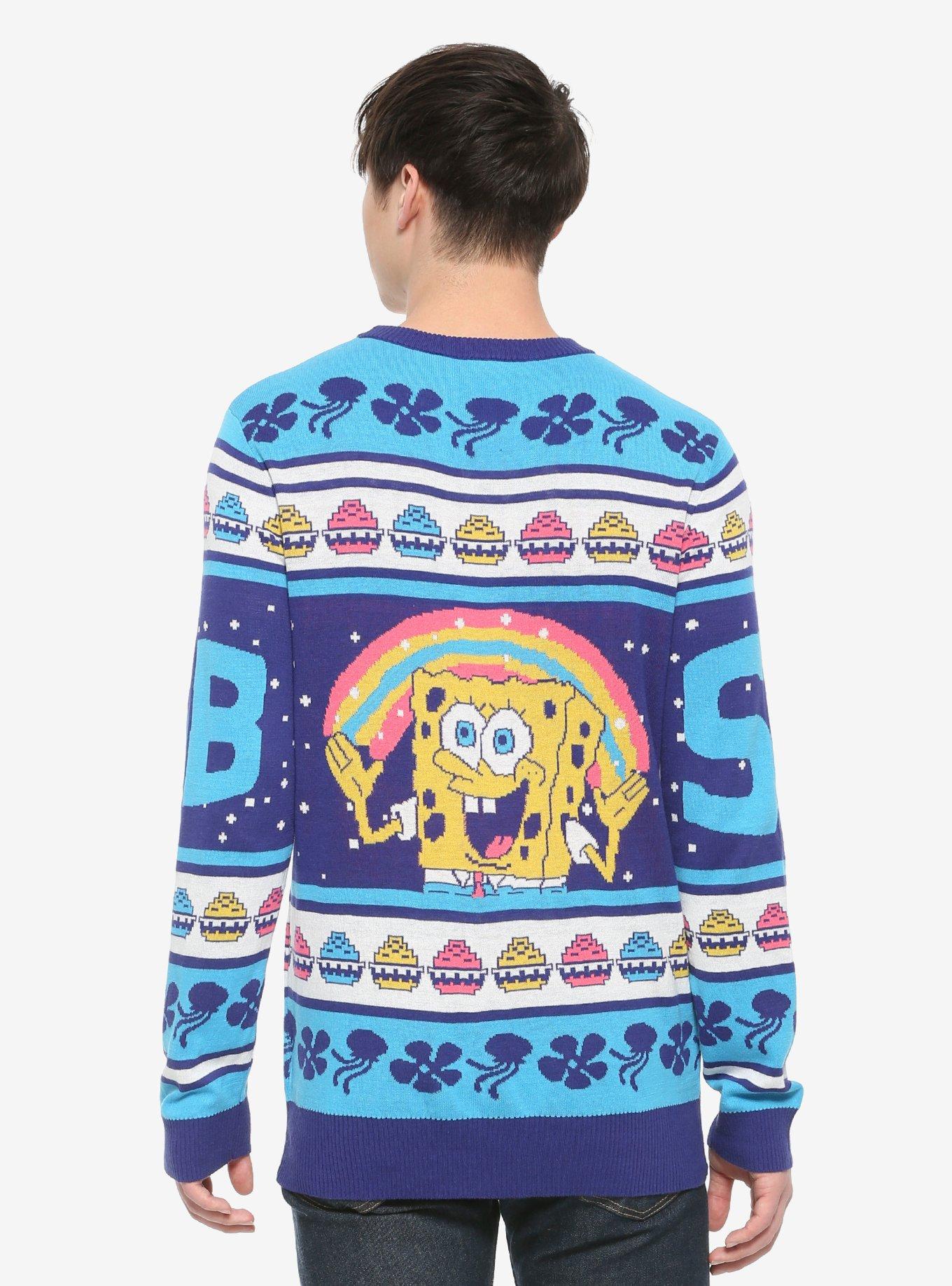 SpongeBob SquarePants Krabby Patty Holiday Sweater, MULTI, alternate