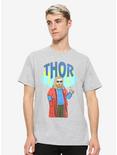 Marvel Avengers: Endgame Cartoon Thor T-Shirt, MULTI, alternate