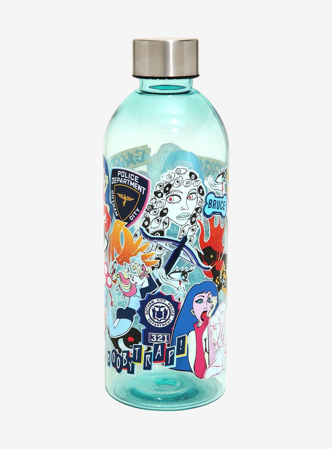 DC Comics Birds of Prey Sticker Water Bottle - BoxLunch Exclusive, , alternate