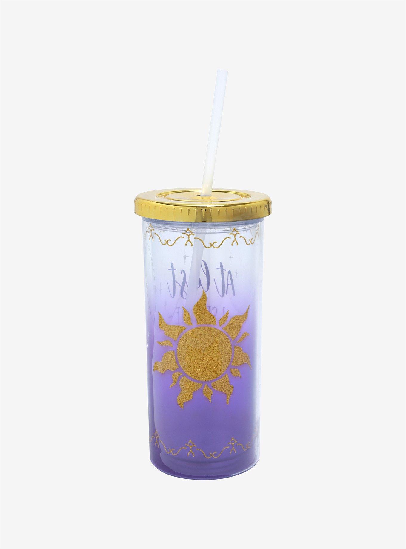 Disney Tangled Glitter Acrylic Travel Cup, , alternate