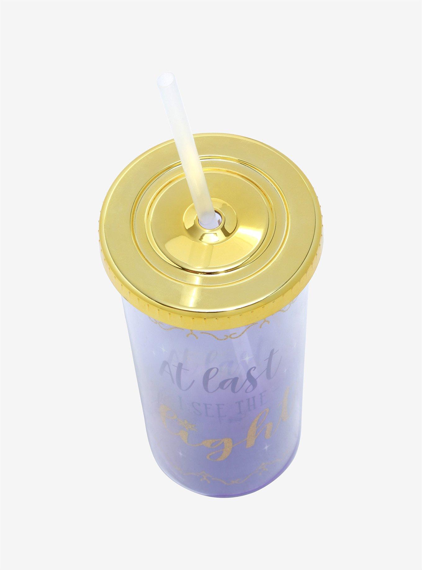 Disney Tangled Glitter Acrylic Travel Cup, , alternate