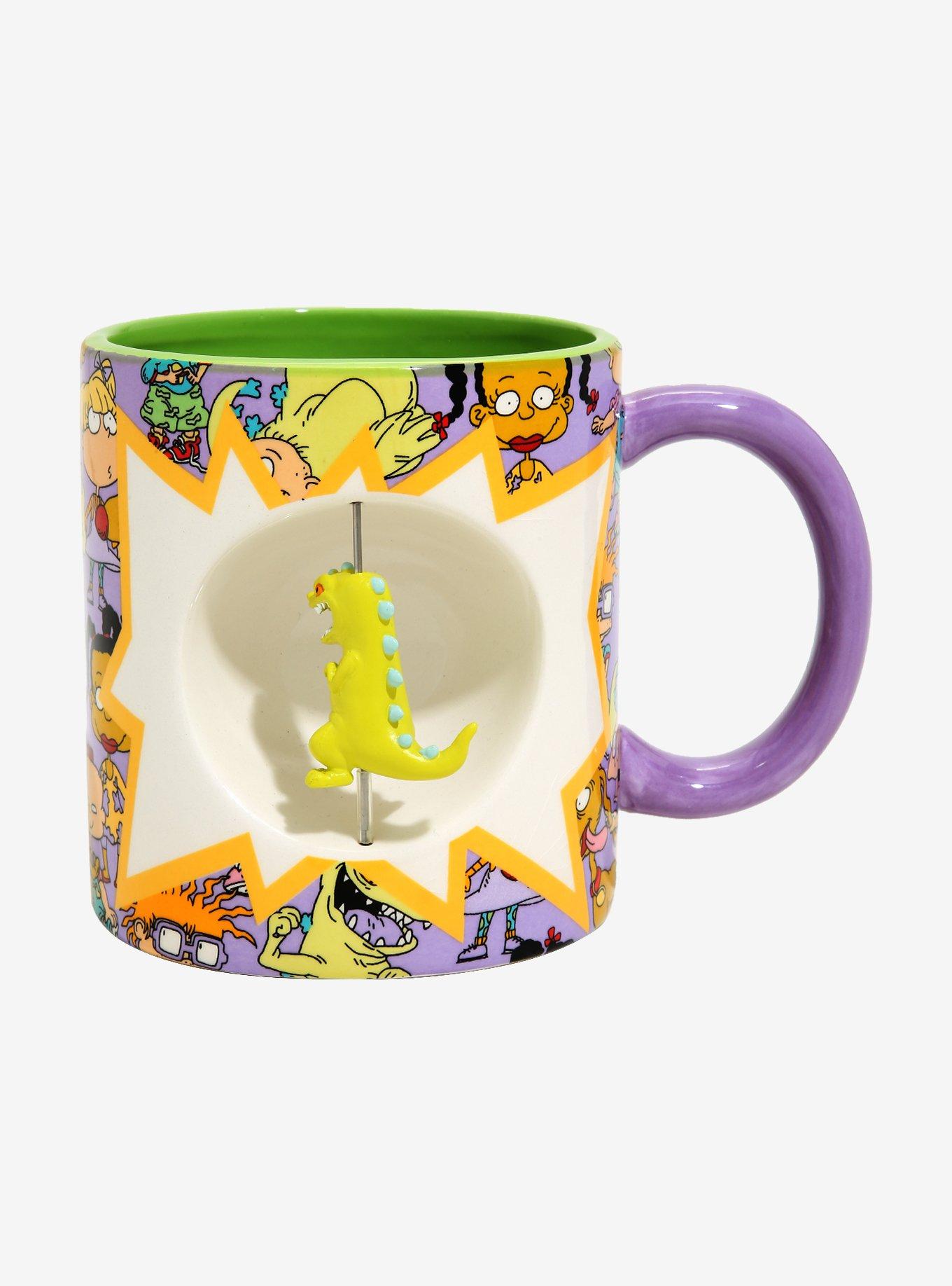 Rugrats Reptar Spinner Mug, , alternate