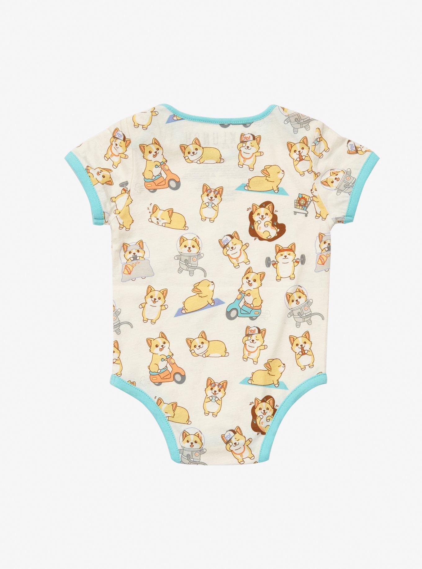 Corgi Doin' Things Infant Bodysuit - BoxLunch Exclusive, , alternate