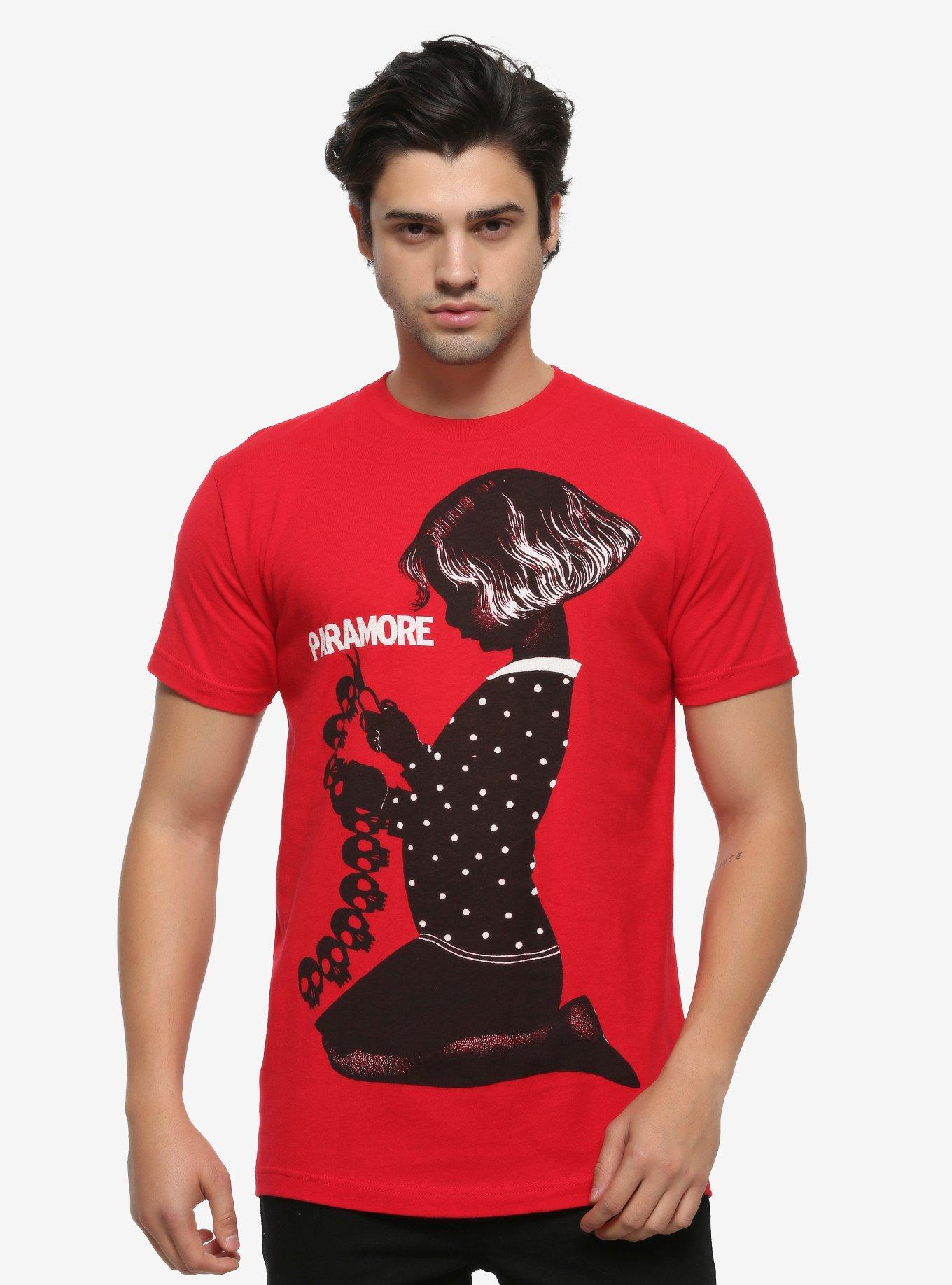 Paramore Kneeling Child T-Shirt, RED, alternate