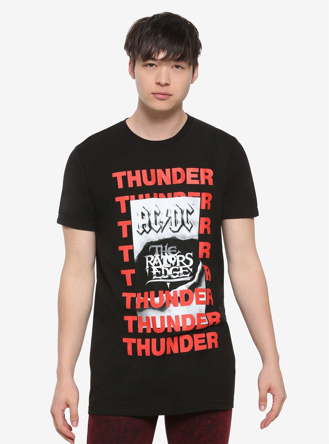 AC/DC The Razors Edge Thunder T-Shirt, BLACK, alternate