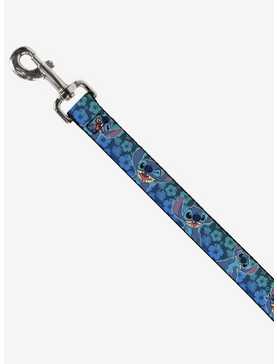 Disney Lilo & Stitch Expressions Hibiscus Collage Dog Leash, , hi-res