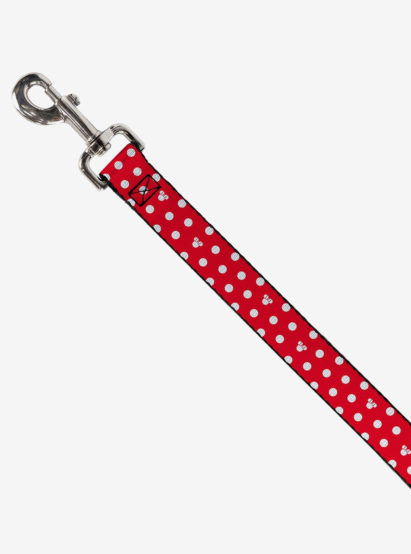 Disney Minnie Mouse Polka Dot Mini Silhouette Dog Leash, , hi-res