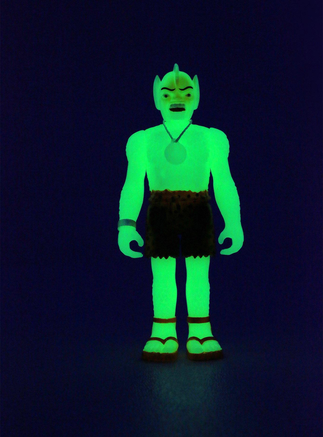 Super7 ReAction The Great Garloo Glow-In-The-Dark Collectible Action Figure, , alternate