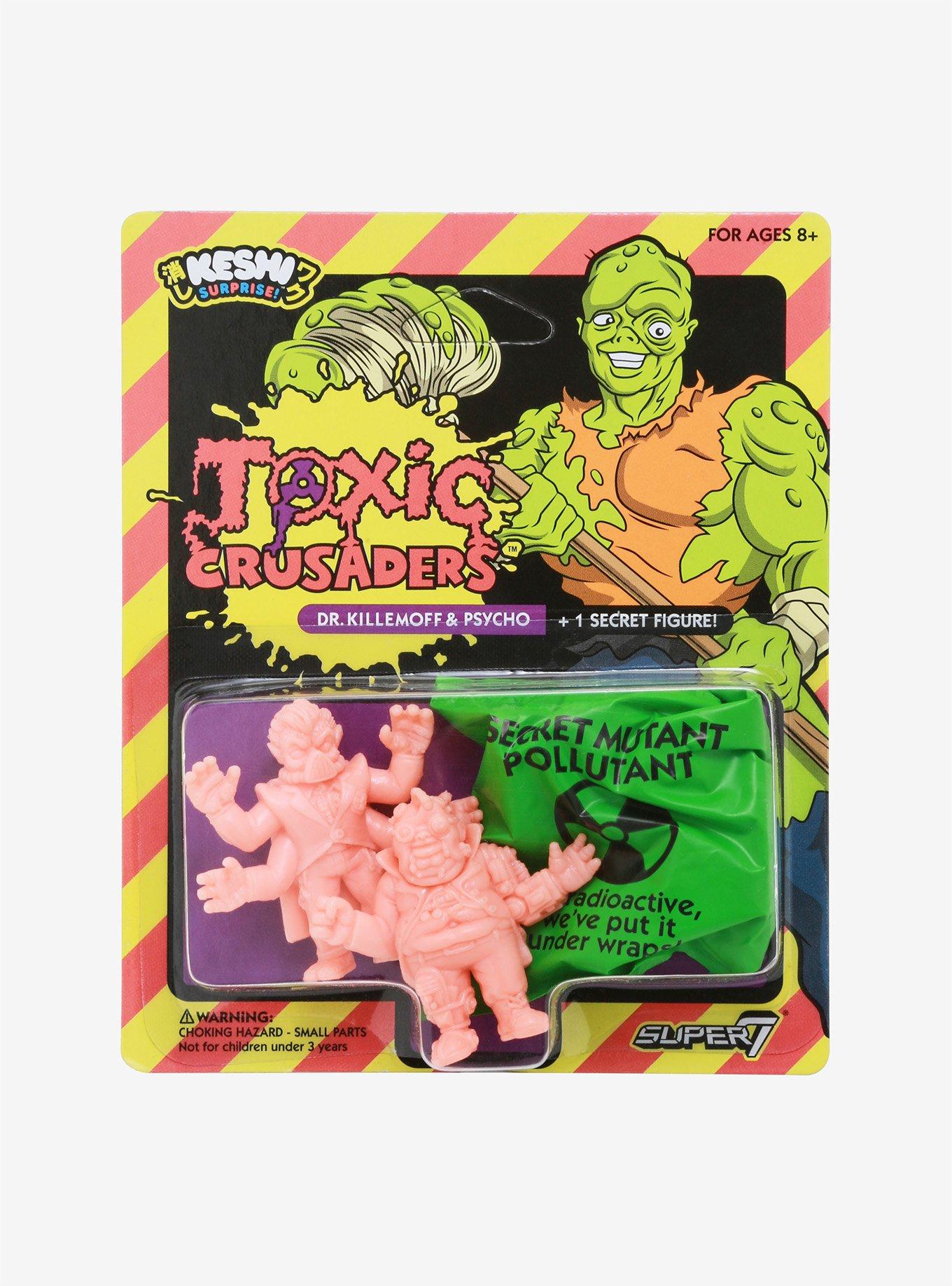 Super7 Keshi Surprise Toxic Crusaders Dr. Killemoff & Psycho Pack B Mini Figures, , alternate