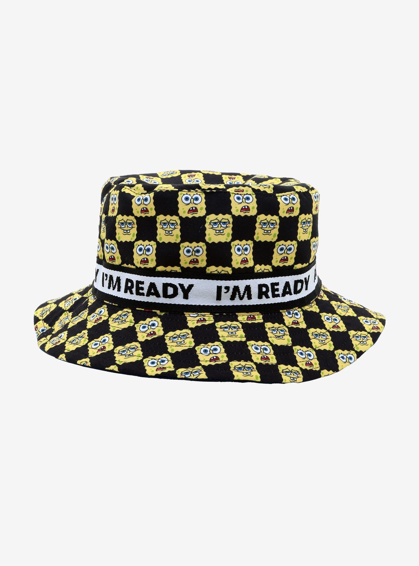 SpongeBob SquarePants I'm Ready Reversible Bucket Hat, , alternate