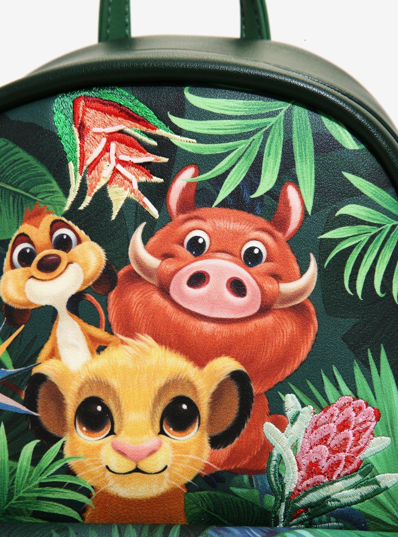 Loungefly Disney The Lion King Tropical Trio Mini Backpack - BoxLunch Exclusive, , alternate