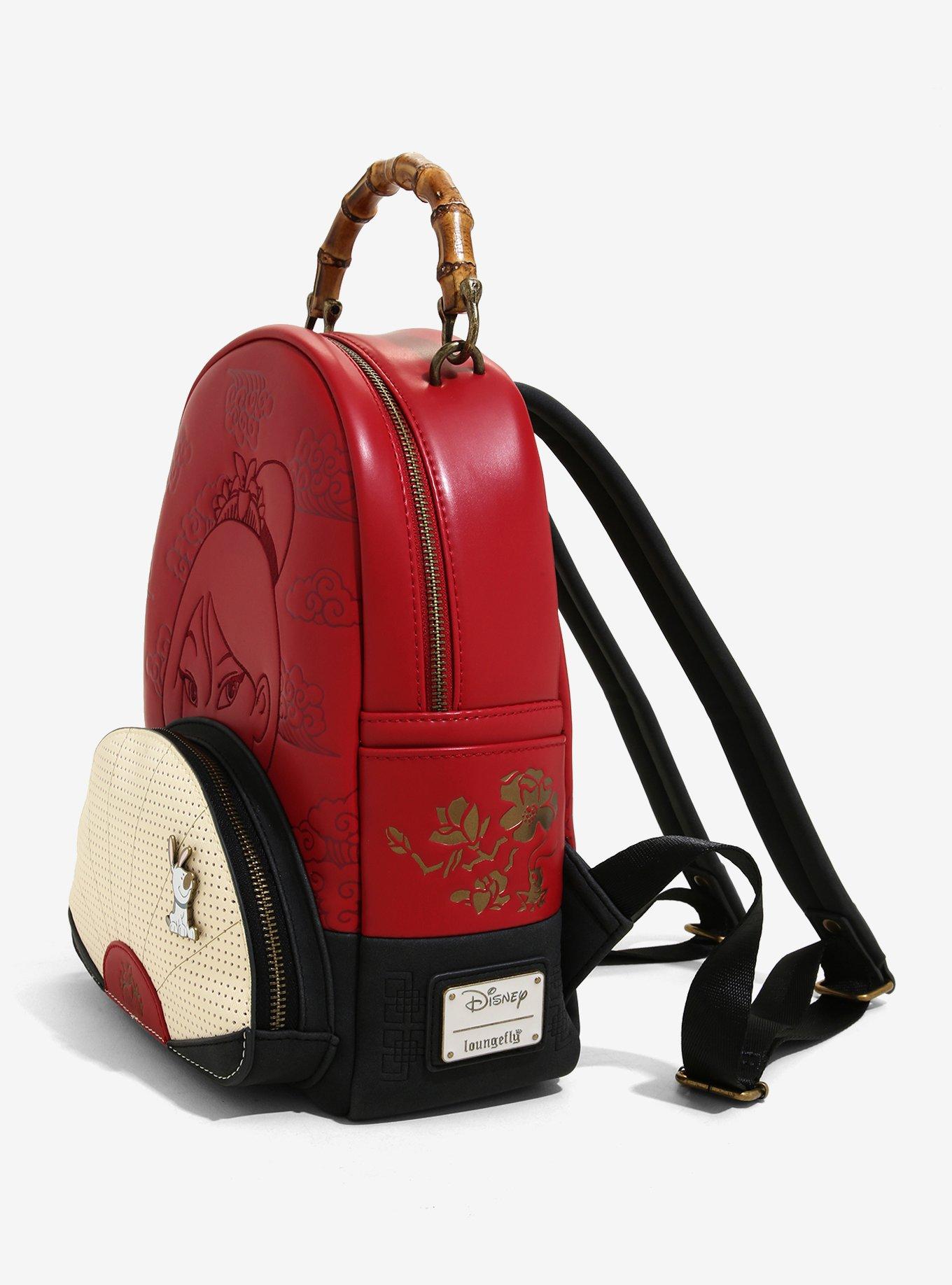Loungefly Disney Mulan Fan Pin Collector Mini Backpack - BoxLunch Exclusive, , alternate