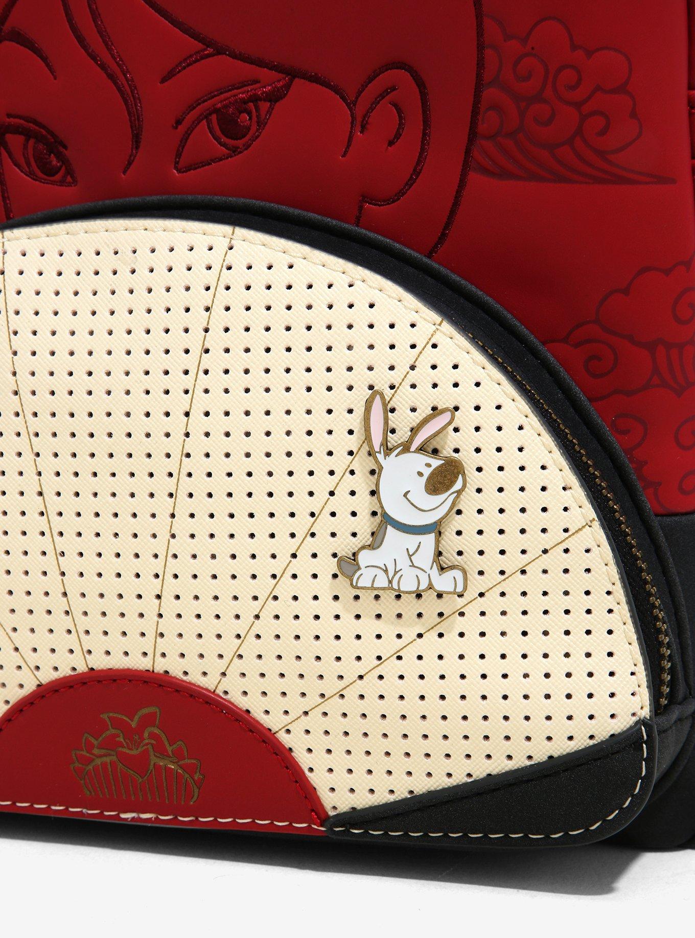 Loungefly Disney Mulan Fan Pin Collector Mini Backpack - BoxLunch Exclusive, , alternate