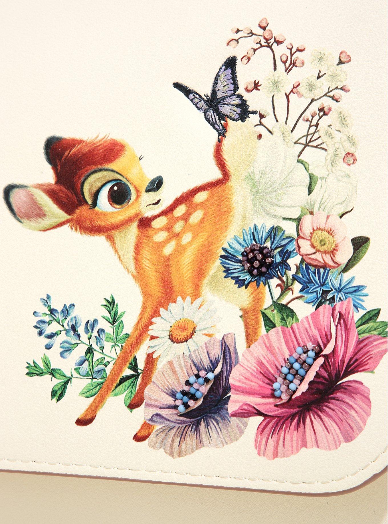 Loungefly Disney Bambi Floral Crossbody Bag - BoxLunch Exclusive, , alternate