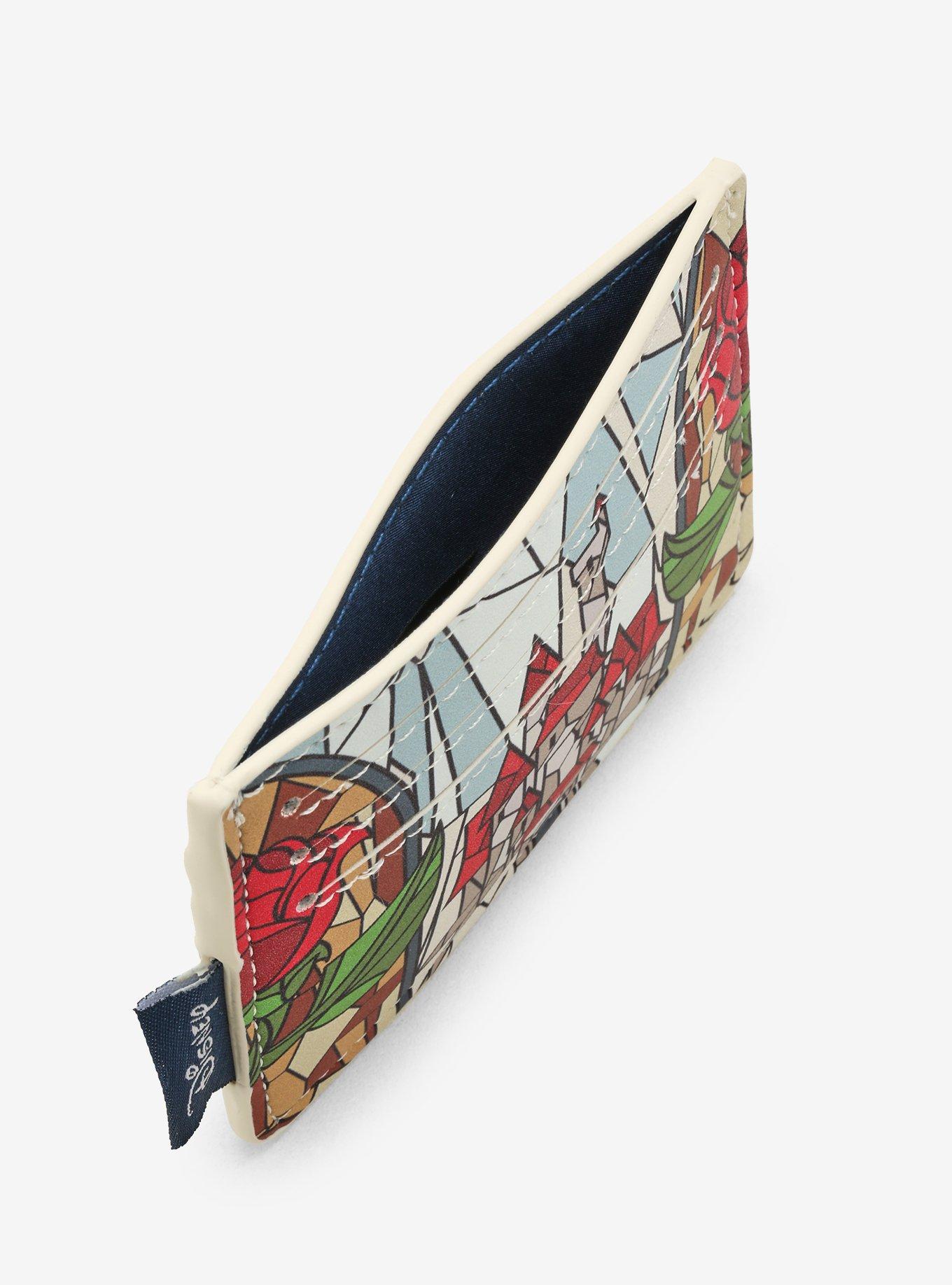 Loungefly Disney Beauty and the Beast Stained Glass Cardholder - BoxLunch Exclusive, , alternate