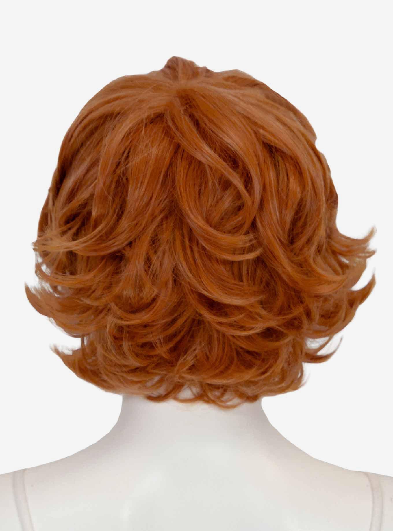 Epic Cosplay Aion Autumn Orange Mix Short Wavy Wig, , alternate