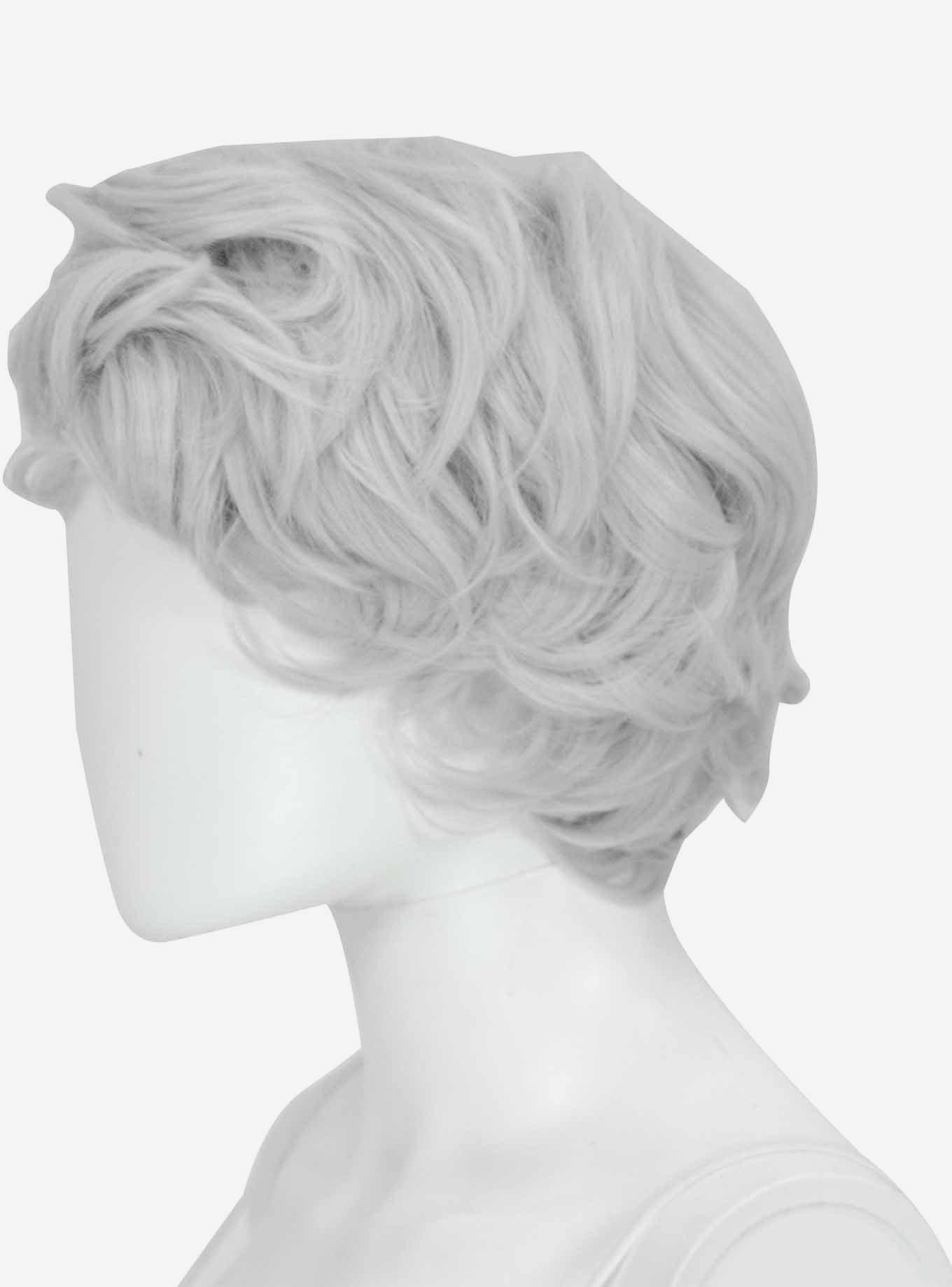 Epic Cosplay Aion Silvery Grey Short Wavy Wig, , hi-res