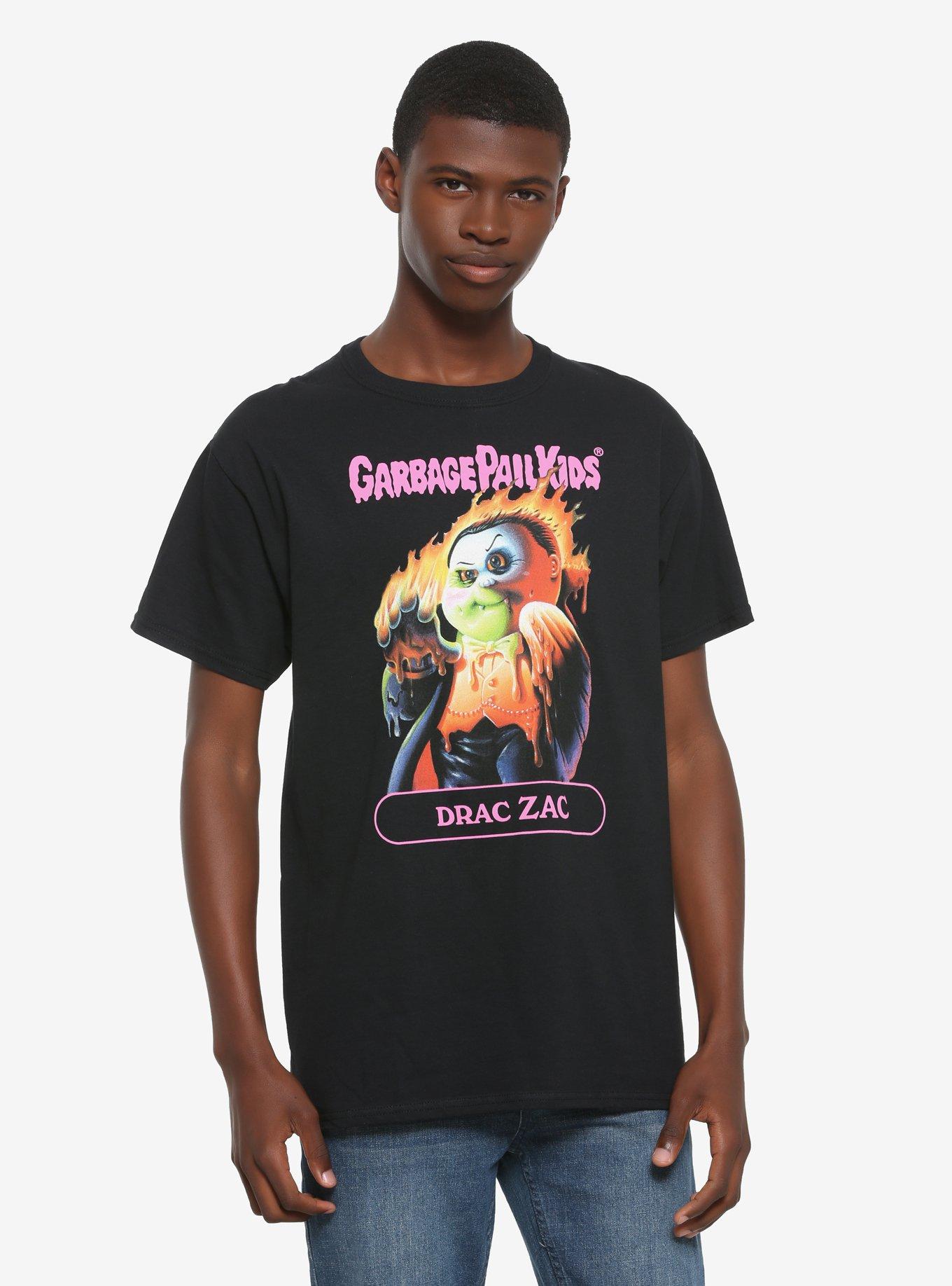 Super7 Universal Monsters X Garbage Pail Kids Drac Zac T-Shirt, CHARCOAL  GREY, alternate