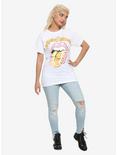 The Rolling Stones Tie-Dye Print Girls T-Shirt, WHITE, alternate