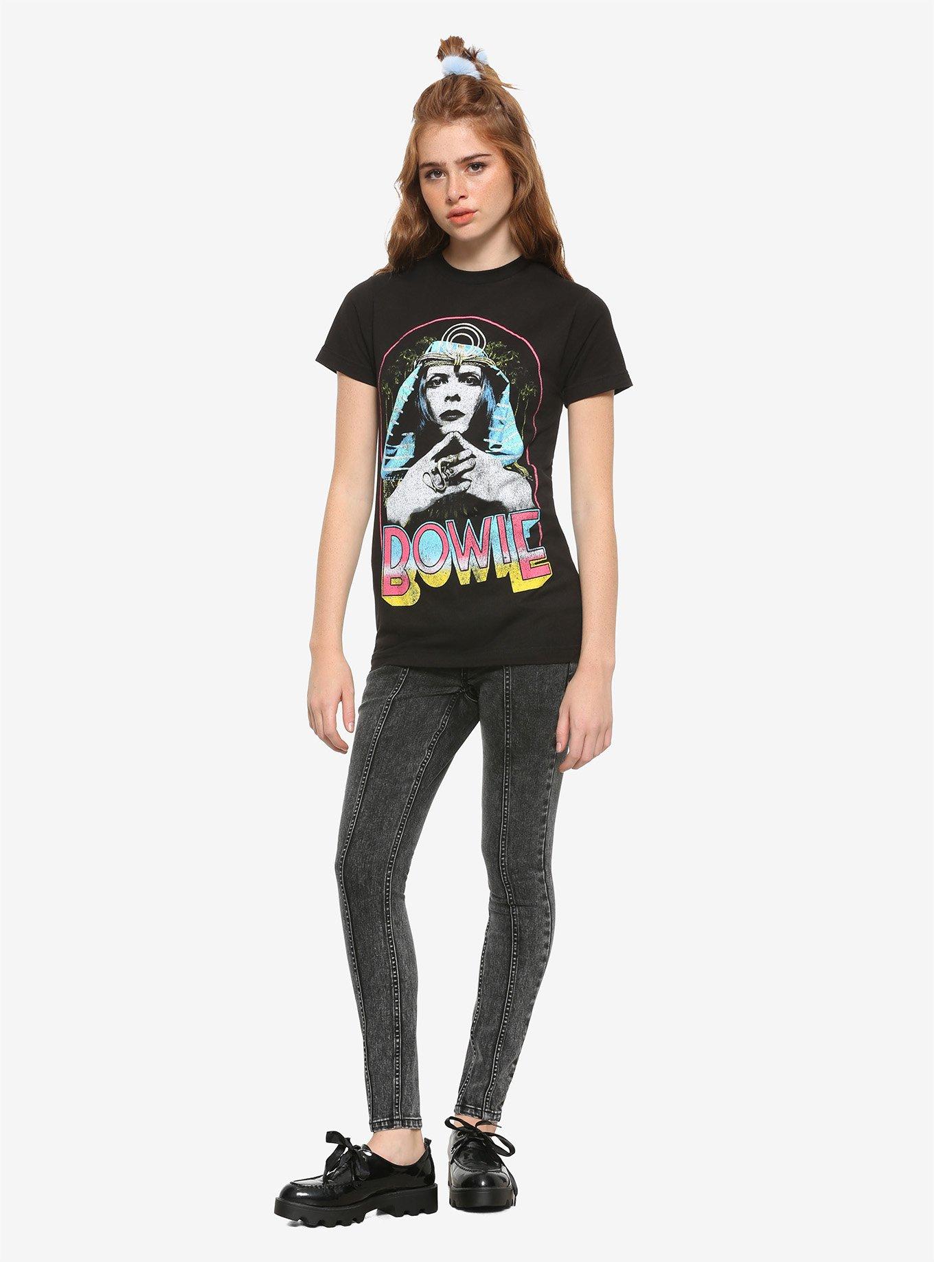 David Bowie Pharaoh Girls T-Shirt, BLACK, alternate - view 2