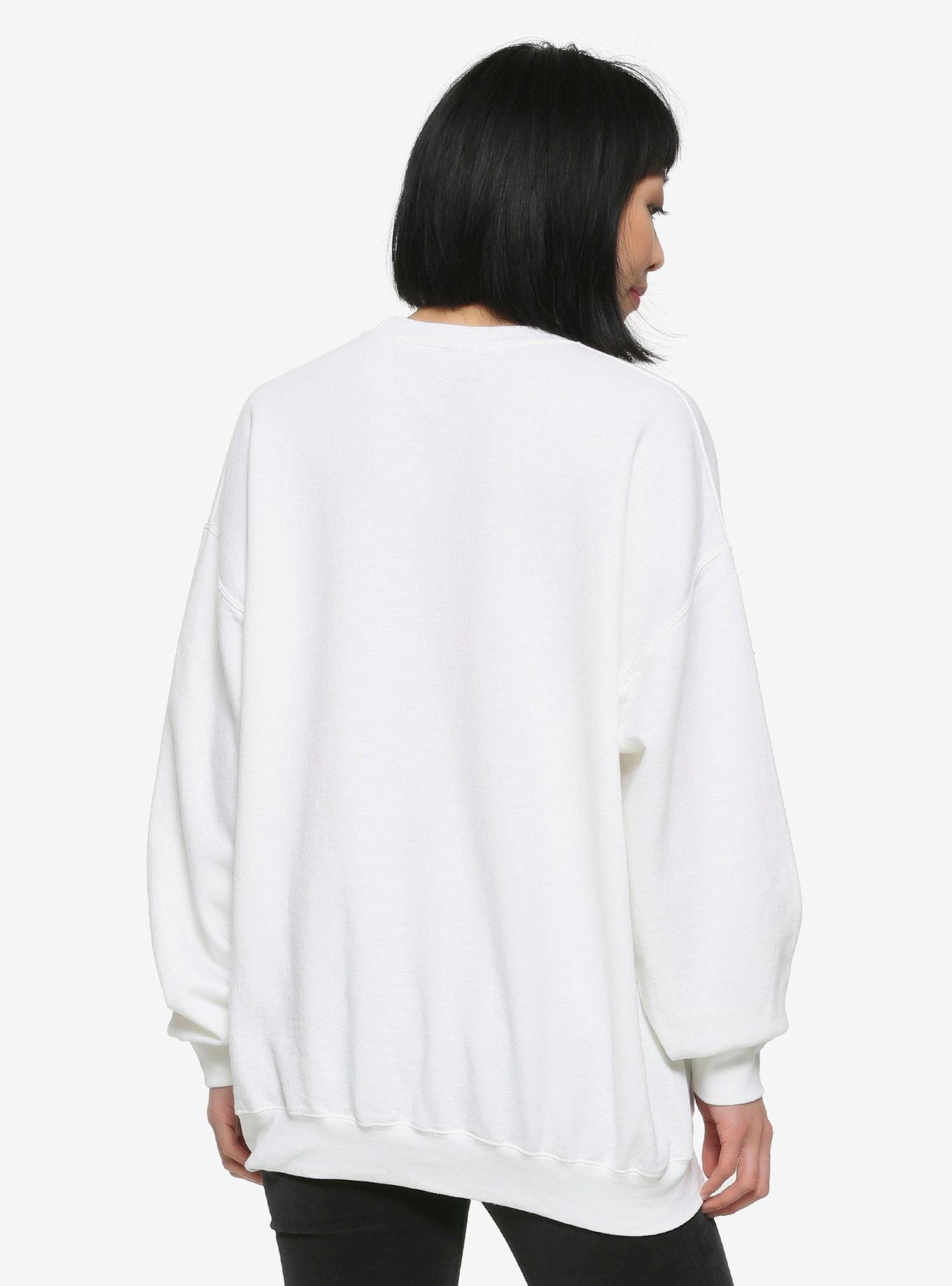 Harry Potter Herbology Chart Women's Crewneck Sweater - BoxLunch Exclusive, WHITE, alternate