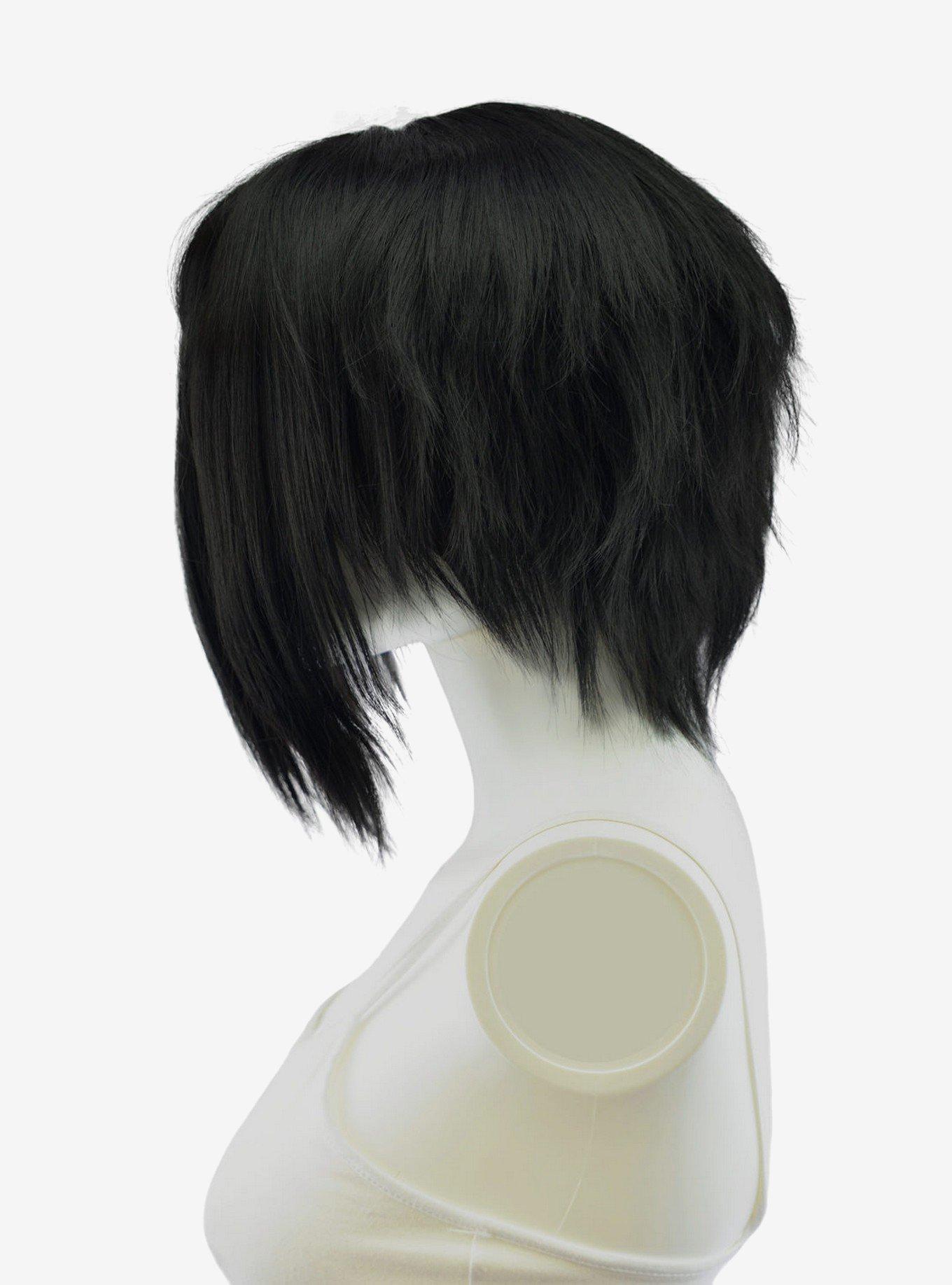 Epic Cosplay Aphrodite Black Long Bang Layered Short Wig, , alternate