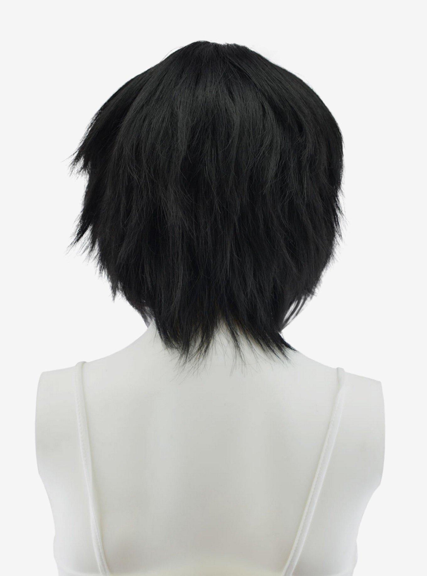 Epic Cosplay Aphrodite Black Long Bang Layered Short Wig, , alternate